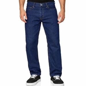 Amazon Essentials Jeans 36x32 Regular Straight Dark Wash‎ Rigid 100% Cotton Mens